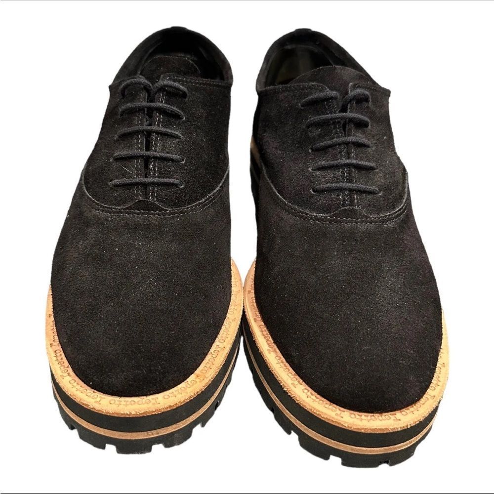 Repetto Light Oxfords Cuir Veritable Black Suede